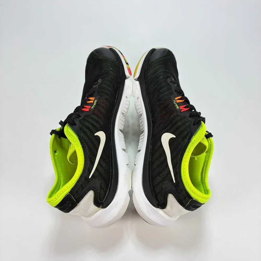 Nike Flex Supreme TR 4 Black Volt Training Shoes 845016-999 Women's Size 6.5
